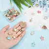   12 Style Alloy Enamel Pendants ENAM-PH0002-56-5
