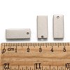 Tarnish Resistant 304 Stainless Steel Stamping Blank Tag Pendants STAS-S028-05-3