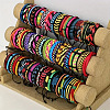 PU Leather Cord Braided Bracelets for Men Women WGFF396-05-1