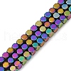 Electroplate Non-magnetic Synthetic Hematite Beads Strands G-I175-09I-1