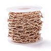 304 Stainless Steel Paperclip Chains CHS-A007-01RG-1