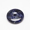 Natural Sodalite Pendants G-P076-40B-2