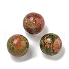 Natural Unakite Beads X-G-G147-01J-1