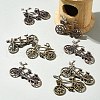 8Pcs 4 Styles Tibetan Style Alloy Pendants FIND-FS0002-59-8