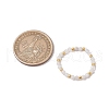 Natural Moonstone Beaded Stretch Rings for Women RJEW-JR00868-06-3