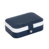 Rectangle PU Leather Jewelry Organizer Boxes PW-WG72089-07-1