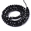 Natural Black Quartz Beads Strands G-R460-027-2