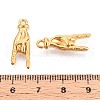 304 Stainless Steel Pendants STAS-T065-21A-G-3