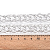 Aluminium Two Tone Rhombus Link Chains CHA-N004-05P-3