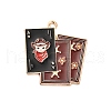 Western Cowboy Theme Alloy Enamel Pendants FIND-V001-04G-09-1