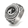 304 Stainless Steel Ring RJEW-B055-04AS-10-1