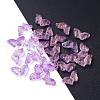 Electroplate Transparent Glass Beads EGLA-L027-E-B01-1
