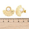 304 Stainless Steel Stud Earrings EJEW-B108-14G-5