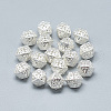 925 Sterling Silver Beads STER-T002-78S-1