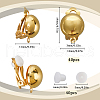 SUNNYCLUE 40Pcs Brass Earring Findings KK-SC0005-52G-2