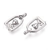 304 Stainless Steel Pendants STAS-N109-195P-2