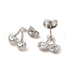 Non-Tarnish 304 Stainless Steel Stud Earrings for Women X-EJEW-I281-40P-2