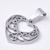 Non-Tarnish 201 Stainless Steel Pendants STAS-N089-05P-2
