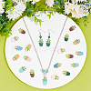   96Pcs 14 Styles Alloy Enamel Pendants ENAM-PH0002-43-3