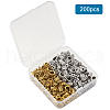Tibetan Style Alloy Tube Bails TIBE-TA0001-17-3