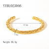 Stainless Steel Cuff Bangles ED6949-1