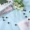 Acrylic Incense Storage Tube with Black Cap for Incense Sticks AJEW-WH0561-31-4