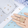 Beebeecraft 18Pcs 3 Style Brass Micro Pave Cubic Zirconia Charms KK-BBC0011-54-3