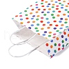 Polka Dot Print Paper Packing Tote Bags CARB-R001-01A-3