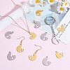 20Pcs 2 Colors 304 Stainless Steel Pendants STAS-SZ0003-15-5