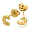 304 Stainless Steel Stud Earrings EJEW-I316-01G-C-2