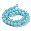 Natural Mashan Jade Round Beads Strands G-D263-6mm-XS28-5