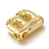 Brass with Cubic Zirconia Pendant KK-Q818-03B-G-2
