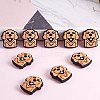 10Pcs Silicone Beads JX749A-5