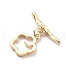 Rack Plating Brass Toggle Clasps KK-E034-12LG-3
