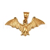 304 Stainless Steel Pendants STAS-V012-02AG-1