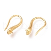 Brass Earring Hooks KK-H102-09-3