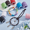 10 Rolls 10 Colors Waxed Nylon Cord DIY-WH0656-17B-5