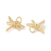 Brass Micro Pave Clear Cubic Zirconia Pendants KK-G415-03G-3