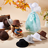 AHADERMAKER 15Pcs 5 Colors EVA Cloth Mini Hat Fascinator Base AJEW-GA0007-43-5