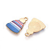 Winter Theme Printed Alloy Pendants PALLOY-H127-03G-02-01-2
