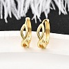 Infinity Brass Hoop Earrings for Women EJEW-U068-01G-1