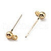 Brass Stud Earring Findings FIND-R144-13A-G14-2