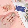 SUNNYCLUE 60Pcs 2 Colors Alloy Enamel Charms ENAM-SC0005-22-3