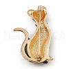 Alloy Enamel Brooch Pin for Clothes Backpack JEWB-Q030-36G-02-2