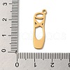 304 Stainless Steel Pendants STAS-O005-16G-3