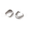 304 Stainless Steel Snap on Bails STAS-V007-02A-P-2