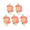 Alloy Enamel Pendants ENAM-S126-116-NR-1