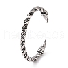 304 Stainless Steel Eagle Open Cuff Bangle for Men Women BJEW-M230-01AS-2