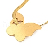 304 Stainless Steel Snake Chain Necklaces NJEW-P311-02A-G-1