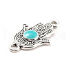 Tibetan Style Alloy Pendants PALLOY-P275-01AS-4